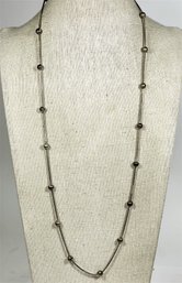 Sterling Silver Necklace Chain Having 'balls'