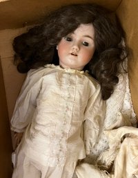 Signed Antique Doll With Clothing