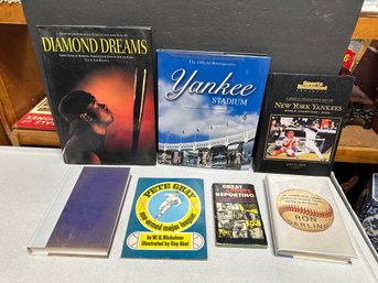 Books Lot - Great Sports Reporting, Pete Gray, Ron Darling, Our Game, New York Yankees & More. 212/E3