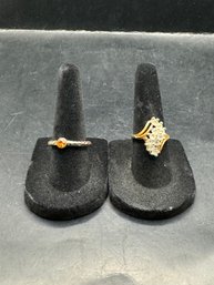 2 Miscellaneous Rings Size 6/7