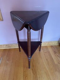 Mahogany Lamp Table By The Bombay Company.