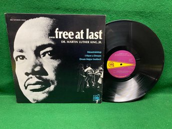 Dr. Martin Luther King, Jr. ... Free At Last On 1968 Gordy Records.