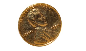 1959 Gold Plated Penny