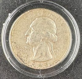 1945-S Washington Silver Quarter