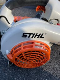 Stihl Leaf Blower With Partial Can Of Fuel  Oil