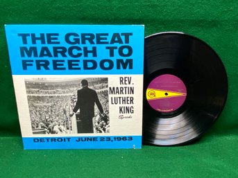 Dr. Martin Luther King, Jr. The Great March To Freedom. Detroit June 23, 1963 On 1963 Gordy Records.