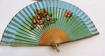 Stunning Hand Painted Fan