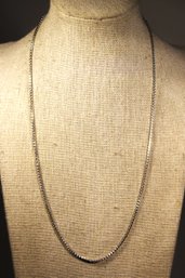 Fine Fancy Sterling Silver Fancy Chain 19' Long