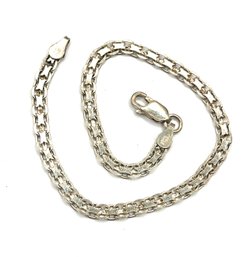 Vintage Italian Sterling Silver Chain Linked Bracelet