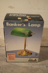 Vintage Banker's Lamp By Dana NOS