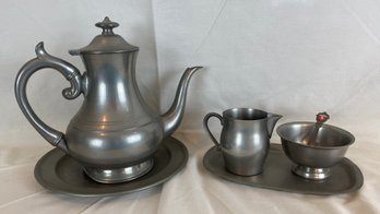 Pewter Tea Set