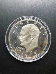 1972 Eisenhower Uncirculated Silver Proof Dollar
