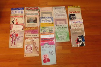 Lot Of Old And Some New Sheet Music  98 Pieces, Great Covers!
