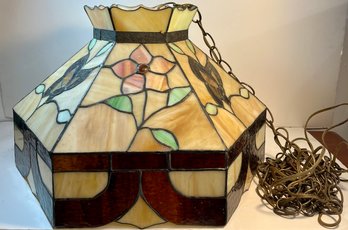 Beautiful Stained Glass Hanging Lamp