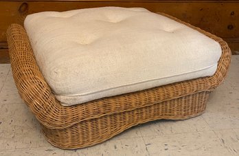 Wicker Ottoman