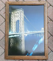 A Framed Photograph Of The George Washington Bridge