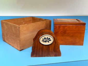 Vintage Wood Boxes And More