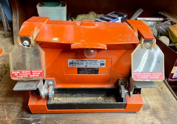 KMart 4 1/2 Inch Bench Grinder - Working