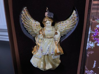 (1 Of 2) Paid $325 For This Fabulous JAY STRONGWATER Angel Christmas Ornament - Comes In Original Box - WOW !