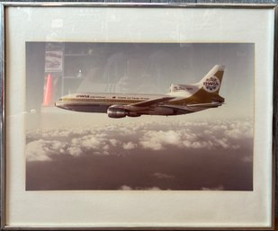 Original Framed BWIA Plane Picture