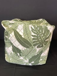 Tropical Leaf Pouf Cushion