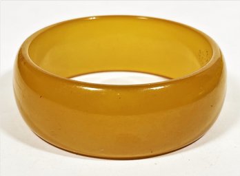 Vintage Translucent Bakelite Plastic Wide Bracelet