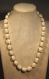 Vintage 1980s Genuine Pearl Beaded Necklace