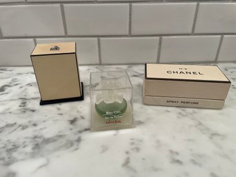 Vintage Miniature Perfume Bottles With Original Boxes Including Chanel No 5