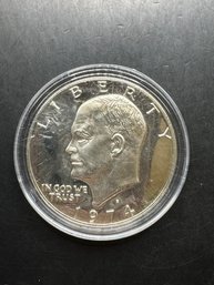 1974 Eisenhower Uncirculated Silver Proof Dollar