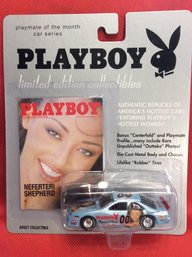 1999 Playboy Playmate Of The Month Car Series Die Cast Car New In Package Neferteri Shepherd - L