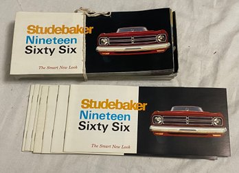 Sixty 1966 Studebaker Sales Advertisements Booklets