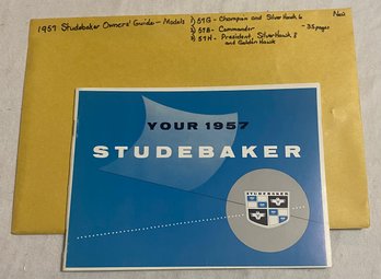 1957 Studebaker Owners Guide