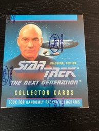 Factory Sealed Star Trek The Next Generation Collector Cards Inaugural Edition.   Lot 75