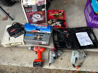 Group Of Electric Power Tools