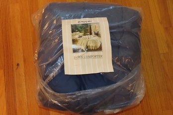 Navy Down Twin Comforter From The Company Store