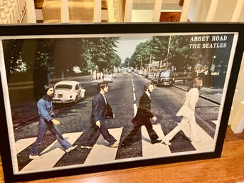 Large Framed BEATLES ABBY ROAD Poster