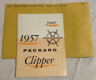 1957 Packard Clipper Owners Guide Model 57L