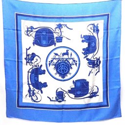 Hermes Silk Scarf- Ex Libris