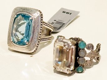 A Pair Of Costume Rings By Sorrelli