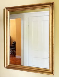 A Large Gilt Wood Framed Mirror