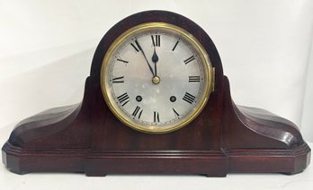 Mahogany Mantle Clock - Working Condition!