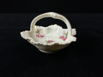 Victoria Floral Porcelain Basket