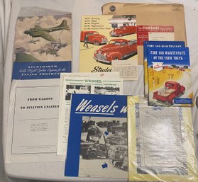 1943 And 1944 Studebaker Advertisements And Booklets
