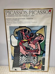 1981 Picasso's Picassos Poster From Hayward Gallery London Exhibition