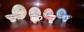 Four Vintage Sets Of Fine And Bone China - Castleton, Royal Albert/ England, Germany, More