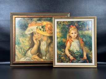 A Pair Of Impressionist Portrait Prints By Pierre-August Renoir