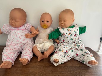 3 Newborn Baby Dolls