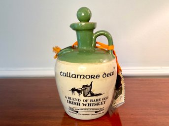 Vintage Tullamore Dew Irish Whiskey Bottle