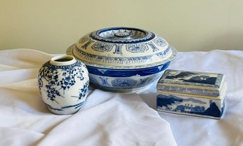 3 Piece Chinoiserie Collection