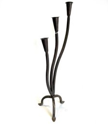 Wrought Iron Candelabra,  Handmade Original